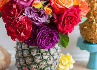 DIY Pineapple Blooms for CNY